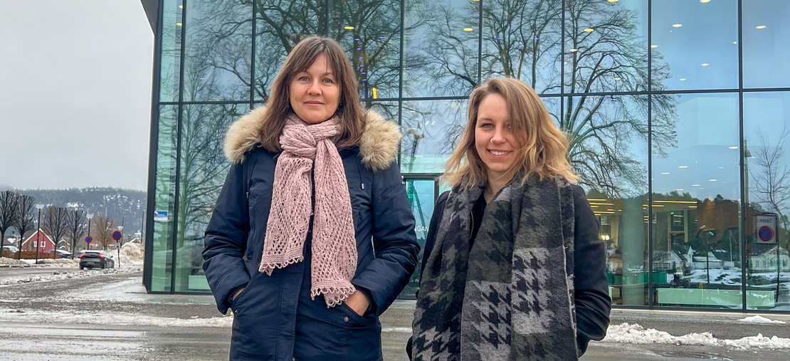 NOMINERT: Beathe Furenes og Åse Helene Vrålstad i Skagerak Kraft er begge nominert til prisen "Årets kraftkvinne". Foto: Ellen Esborg Beathe og Åse Helene er nominert til prisen "Årets kraftkvinne"